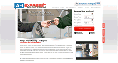 Desktop Screenshot of a1expressairportparking.com