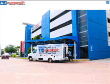 Tablet Screenshot of a1expressairportparking.com